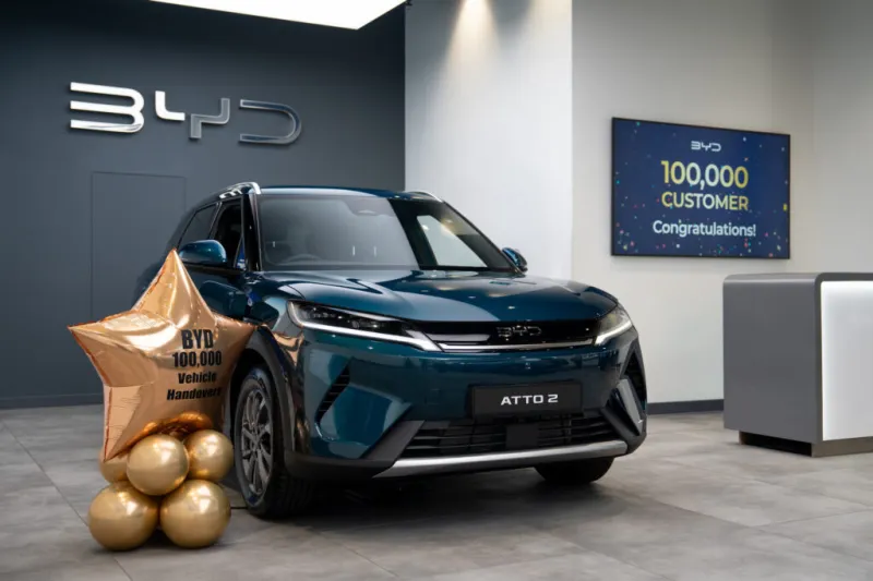 Рекордные показатели популярности автомобилей BYD на британском авторынке