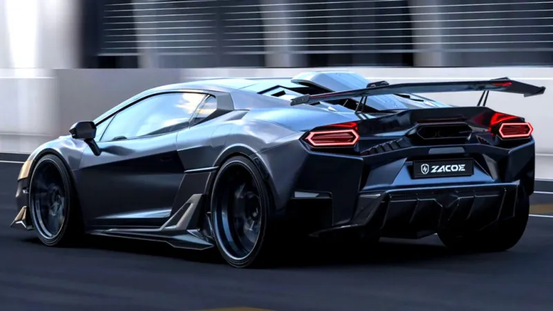 Стилистика, вдохновлённая моделью Huracán STO